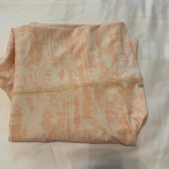 Fabletics PureLuxe Leggings - Orange & White - Size 3X - Picture 4 of 4